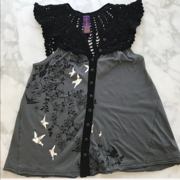 Free People sparrow crochet sleeveless top - Picture 5 of 7